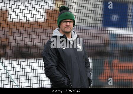 Worcestershire Cheftrainer Alex Gidman während Essex CCC gegen Worcestershire CCC, LV Insurance County Championship Group 1 Cricket im Cloudfm County G Stockfoto