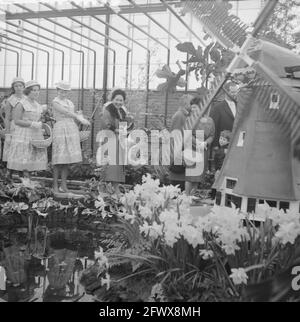 Eröffnung des Linneaushof durch den Botschafter Thailands. Während der Tour, am 28. März 1961, Tours, Niederlande, Foto der Presseagentur des 20. Jahrhunderts, zu erinnerende Nachrichten, Dokumentarfilm, historische Fotografie 1945-1990, visuelle Geschichten, Menschliche Geschichte des zwanzigsten Jahrhunderts, Momente in der Zeit festzuhalten Stockfoto