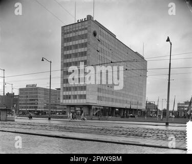 Eröffnung des neuen Hauptsitzes der Shell auf dem Hofplein in Rotterdam, 13. August 1960, Architektur, Gebäude, Hauptsitz, Niederlande, Presseagentur des 20. Jahrhunderts, Foto, Nachrichten zum erinnern, Dokumentarfilm, historische Fotografie 1945-1990, visuelle Geschichten, Menschliche Geschichte des zwanzigsten Jahrhunderts, Momente in der Zeit festzuhalten Stockfoto