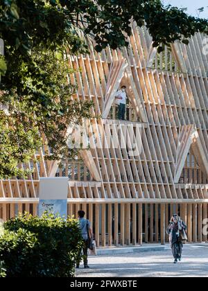 USA Pavilion. 17. Architekturbiennale Venedig, Venedig, Italien. Architekt: Verschiedene, 2021. Stockfoto