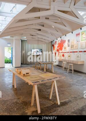 Finnischer Pavillon. 17. Architekturbiennale Venedig, Venedig, Italien. Architekt: Verschiedene, 2021. Stockfoto