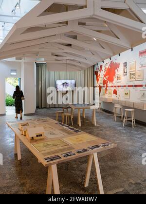 Finnischer Pavillon. 17. Architekturbiennale Venedig, Venedig, Italien. Architekt: Verschiedene, 2021. Stockfoto