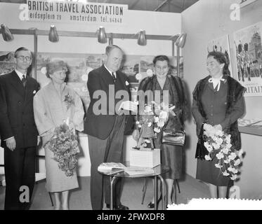 Eröffnung der Hauswirtschaftsmesse im RAI-Gebäude, 22. März 1957, Hauswirtschaftsmessen, Eröffnungen, Niederlande, Foto der Presseagentur des 20. Jahrhunderts, Stockfoto