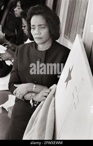 Coretta Scott King im Lorraine Motel Stockfoto