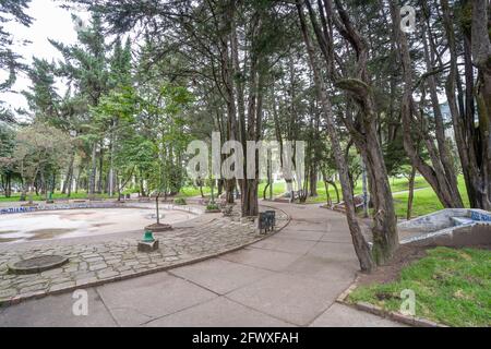 Nationalpark Enrique Olaya Herrera, Bogota, Kolumbien Stockfoto