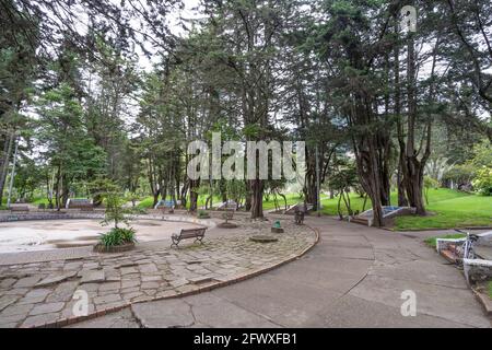 Nationalpark Enrique Olaya Herrera, Bogota, Kolumbien Stockfoto