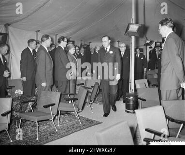 Eröffnung des zentralen Forschungslabors von Brocodas Stheeman in Haarlem durch seine Königliche Hoheit Prinz Bernhard, 9. Januar 1959, Niederlande, 20 Stockfoto