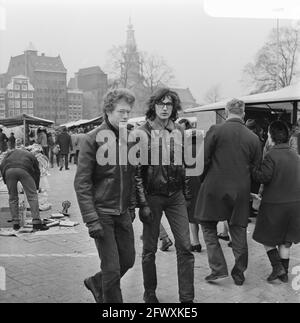 Publikum am Waterlooplein, Amsterdam, 20. Februar 1971, Niederlande, 20. Jahrhundert Presseagentur Foto, Nachrichten zu erinnern, Dokumentarfilm, historische Fotografie Stockfoto