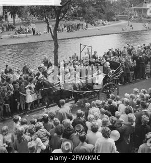 Purmerend 550 Jahre Stadt, Ringstechen in Kostüm, 14. Juli 1960, RINGSTEKEN, Kostüme, Niederlande, Foto der Presseagentur des 20. Jahrhunderts, Nachrichten zu rem Stockfoto