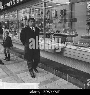 Puskas besuchte Faas Wilkes in Rotterdam, 7. September 1965, Sport, Fußball, Niederlande, Presseagentur des 20. Jahrhunderts, Foto, zu erinnerende Nachrichten, Dokumentation Stockfoto