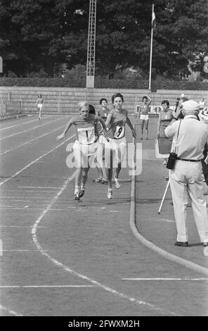 Leichtathletik Niederlande, Rumänien, Frankreich Frauen in Uden, 11. Juli 1971, ATLETIK, Niederlande, 20. Jahrhundert Presseagentur Foto, Nachrichten zu erinnern, doc Stockfoto