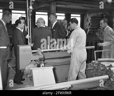 Empfang Franken Amsterdam, 8. September 1956, Empfänge, Niederlande, 20. Jahrhundert Presseagentur Foto, Nachrichten zu erinnern, dokumentarisch, historisch Stockfoto