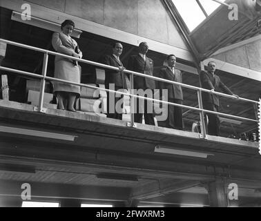 Empfang Franken Amsterdam, 8. September 1956, Empfänge, Niederlande, 20. Jahrhundert Presseagentur Foto, Nachrichten zu erinnern, dokumentarisch, historisch Stockfoto