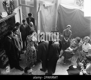 Empfang von Sieben, 26. Juni 1956, Empfänge, Niederlande, 20. Jahrhundert Presseagentur Foto, Nachrichten zu erinnern, Dokumentarfilm, historische Fotografie Stockfoto