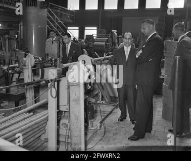 Empfang Franken Amsterdam, 8. September 1956, Empfänge, Niederlande, 20. Jahrhundert Presseagentur Foto, Nachrichten zu erinnern, dokumentarisch, historisch Stockfoto