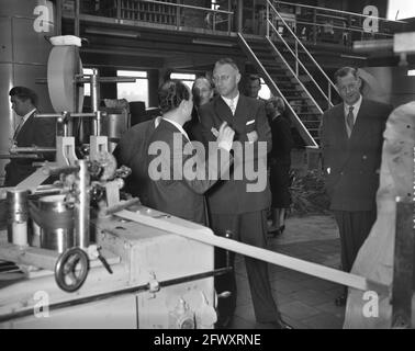 Empfang Franken Amsterdam, 8. September 1956, Empfänge, Niederlande, 20. Jahrhundert Presseagentur Foto, Nachrichten zu erinnern, dokumentarisch, historisch Stockfoto