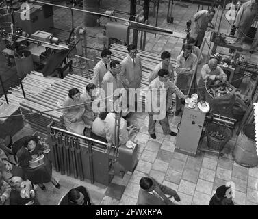 Empfang Franken Amsterdam, 8. September 1956, EMPFÄNGE, Niederlande, 20. Jahrhundert Presseagentur Foto, Nachrichten zu erinnern, dokumentarisch, historisch Stockfoto