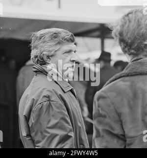 Publikum am Waterlooplein, Amsterdam, 20. Februar 1971, Niederlande, 20. Jahrhundert Presseagentur Foto, Nachrichten zu erinnern, Dokumentarfilm, historische Fotografie Stockfoto