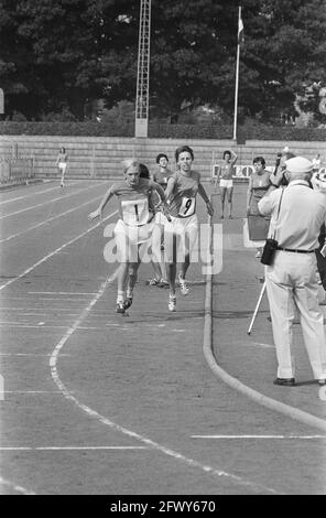 Leichtathletik Niederlande, Rumänien, Frankreich Frauen in Uden, 11. Juli 1971, ATLETIK, Niederlande, 20. Jahrhundert Presseagentur Foto, Nachrichten zu erinnern, doc Stockfoto