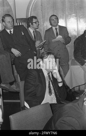 PvdEin parteitag in Utrecht, Van Mierlo (Vordergrund), 9. Dezember 1972, Politik, Die Niederlande, 20. Jahrhundert Presseagentur Foto, Nachrichten zu Stockfoto