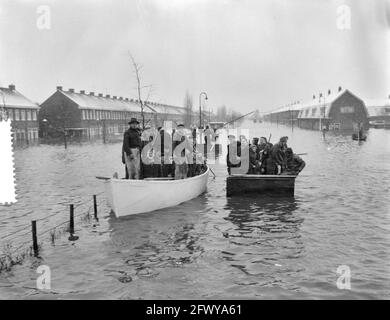 Desaster tuindorp, 14. Januar 1960, Katastrophen, Niederlande, Foto der Presseagentur des 20. Jahrhunderts, zu erinnerende Nachrichten, Dokumentarfilm, historische Fotografie Stockfoto