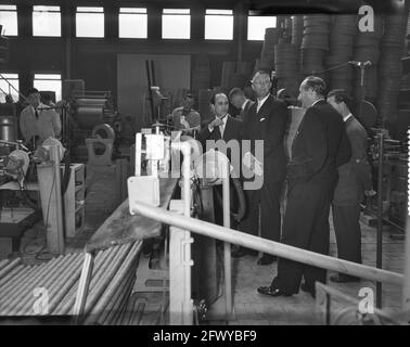 Empfang Franken Amsterdam, 8. September 1956, Empfänge, Niederlande, 20. Jahrhundert Presseagentur Foto, Nachrichten zu erinnern, dokumentarisch, historisch Stockfoto