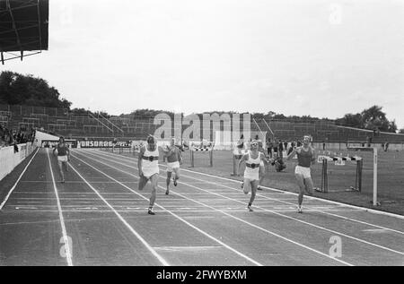 Leichtathletik Westdeutschland (B) gegen die Niederlande, Männer in Münster (Westdeutschland), 18. Juli 1971, ATLETIK, Niederlande, 20. Jahrhundert Presse agen Stockfoto