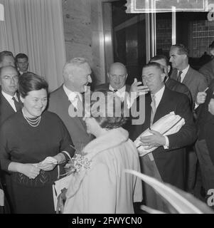 Empfang anlässlich des 65. Geburtstages von Verolme, 5. September 1965, Empfänge, Geburtstage, Niederlande, Foto der Presseagentur des 20. Jahrhunderts, Stockfoto