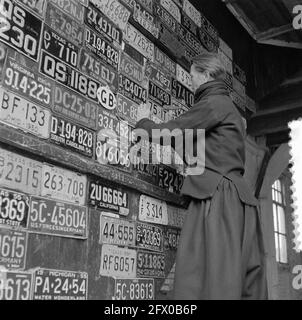 Serie Volendam, 8. Februar 1957, SERIE, Niederlande, 20. Jahrhundert Presseagentur Foto, Nachrichten zu erinnern, Dokumentarfilm, historische Fotografie 1945-1990, visuelle Geschichten, Menschliche Geschichte des zwanzigsten Jahrhunderts, Momente in der Zeit festzuhalten Stockfoto