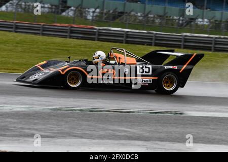 Tony Sinclair, Lola T292, Thundersports, Historic Sports Car Club, HSCC, International Trophy Meeting, Silverstone Grand Prix Circuit, Northamptonshir Stockfoto