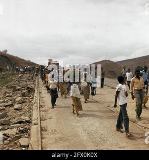 Zaire (ehemals Belgischer Kongo); Bevölkerung Zaire, 16. August 1973, Niederlande, 20. Jahrhundert Presseagentur Foto, Nachrichten zu erinnern, Dokumentarfilm, historische Fotografie 1945-1990, visuelle Geschichten, Menschliche Geschichte des zwanzigsten Jahrhunderts, Momente in der Zeit festzuhalten Stockfoto