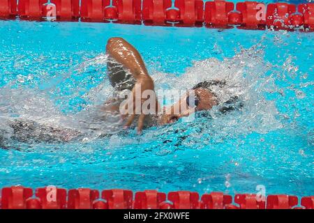 Simona Quadarella aus Italien 1. Platz, Final 400 m Freestyle während der len Europameisterschaft 2021, Schwimmveranstaltung am 23. Mai 2021 in der Duna Arena in Budapest, Ungarn - Foto Laurent Lairys / DPPI Stockfoto