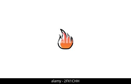 vektor Feuer Flammen Zeichen Illustration isoliert - Feuer Symbol Logo Design Stock Vektor