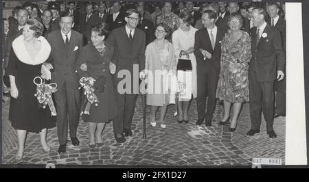 königliche Haus, Prinzessinnen, Prinzen, Besuche, Bühne, königliche Familie, Porträts, Beatrix, Prinzessin, Christina, prinzessin, Claus, Prinz, Irene, Prinzessin, Charles-Hugo Prinz, Margriet, Prinzessin, 1. Juli 1965, Besuche, Königshaus, Königsfamilie, Porträts, Fürsten, Prinzessinnen, Bühne, Niederlande, Foto der Presseagentur des 20. Jahrhunderts, News to remember, Dokumentarfilm, historische Fotografie 1945-1990, visuelle Geschichten, Menschliche Geschichte des zwanzigsten Jahrhunderts, Momente in der Zeit festzuhalten Stockfoto
