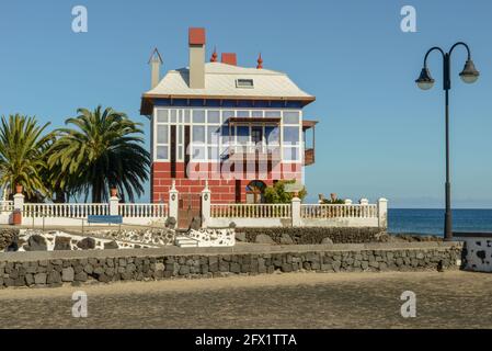 Das Dorf Arrieta auf der Insel Lanzarote in Spanien Stockfoto