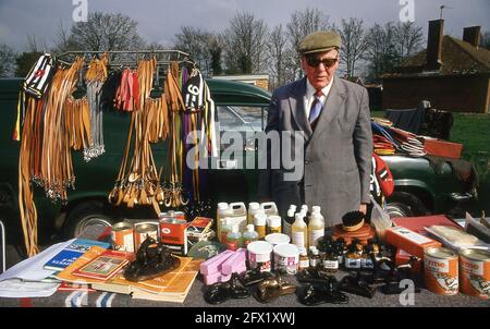 Whippet Racing im Andover Whippet Racing Club 1980 Stockfoto