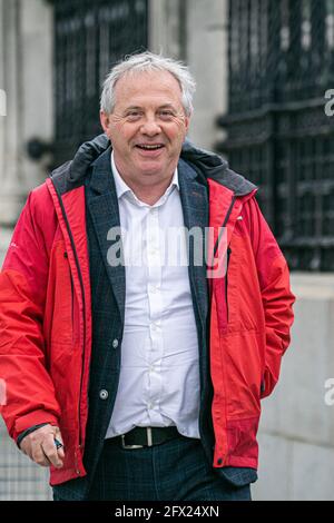 WESTMINSTER LONDON 25. Mai 2021. John Mann, Baron Mann, ehemaliger Labour-Abgeordneter für Bassetlaw, Berater der Regierung für Antisemitismus und Mitglied des Oberhauses Credit amer ghazzal/Alamy Live News Stockfoto