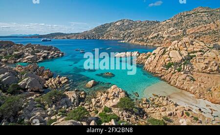 Cala Coticchio, isola di Caprera, Sardegna Stockfoto