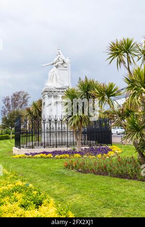 Statue der Königin Victoria in Clifftown Parade Southend-on-Sea Stockfoto