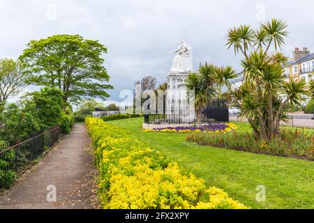 Statue der Königin Victoria in Clifftown Parade Southend-on-Sea Stockfoto