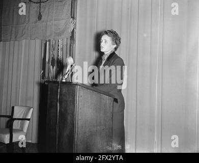 Kongress Internationale Vereinigung katholischer Arbeiter, 18. März 1955, Kongresse, Niederlande, 20. Jahrhundert Presseagentur Foto, Nachrichten zu erinnern, Dokumentarfilm, historische Fotografie 1945-1990, visuelle Geschichten, Menschliche Geschichte des zwanzigsten Jahrhunderts, Momente in der Zeit festzuhalten Stockfoto