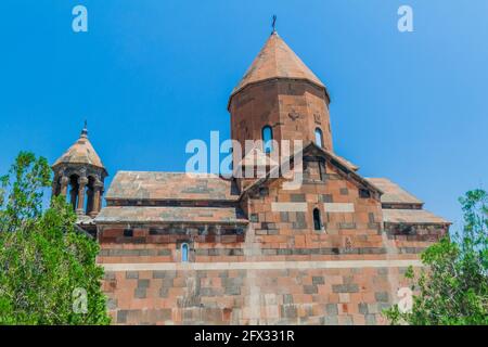 Kirche des Klosters Khor Virap in Armenien Stockfoto