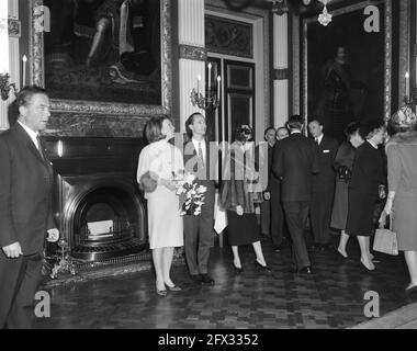 Prinzessin Irene und Prinz Don Carlos, 11. Februar 1964, Prinzessinnen, Verlobungen, Niederlande, Presseagentur des 20. Jahrhunderts, Foto, Nachrichten zum erinnern, Dokumentarfilm, historische Fotografie 1945-1990, visuelle Geschichten, Menschliche Geschichte des zwanzigsten Jahrhunderts, Momente in der Zeit festzuhalten Stockfoto