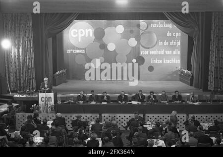 23. Kongress der Kommunistischen Partei Niederlande in Adam Numbers 34.35 Übersicht, 6. Februar 1970, Kongresse, Übersichten, Niederlande, Presseagentur des 20. Jahrhunderts, Foto, Nachrichten zum erinnern, Dokumentarfilm, historische Fotografie 1945-1990, visuelle Geschichten, Menschliche Geschichte des zwanzigsten Jahrhunderts, Momente in der Zeit festzuhalten Stockfoto