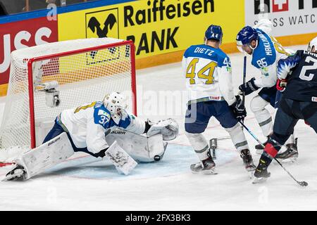 Arena Riga, Riga, Lettland, 25. Mai 2021, Boyarkin Nikita (Kaz) während der Weltmeisterschaft 2021 - USA vs Kasachstan, Eishockey - Foto Andrea Re / LM Stockfoto