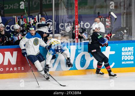 Arena Riga, Riga, Lettland, 25. Mai 2021, USA vs KAZ - 25/05/2021 -- Riga, Lettland während der Weltmeisterschaft 2021 - USA vs Kasachstan, Eishockey - Foto Andrea Re / LM Stockfoto