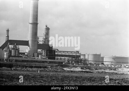 Mobil Oil Refinery in Amsterdam 26-3 in Betrieb, 25. März 1968, Raffinerien, Niederlande, Foto der Presseagentur des 20. Jahrhunderts, News to remember, Dokumentarfilm, historische Fotografie 1945-1990, visuelle Geschichten, Menschliche Geschichte des zwanzigsten Jahrhunderts, Momente in der Zeit festzuhalten Stockfoto