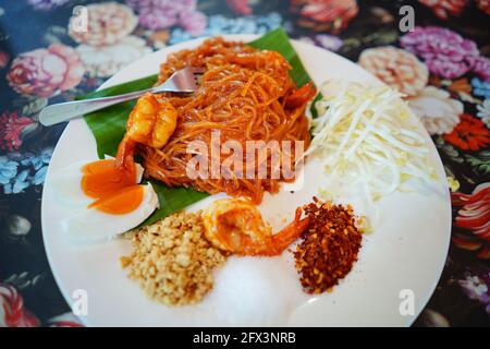 Tasty Pad Thai (Thai-Gericht) Stockfoto