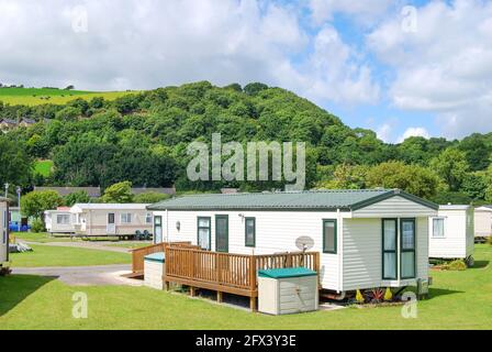 Pendine Sands Holiday Camp, Pendine, Carmarthenshire, Wales, Vereinigtes Königreich Stockfoto