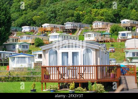 Pendine Sands Holiday Camp, Pendine, Carmarthenshire, Wales, Vereinigtes Königreich Stockfoto